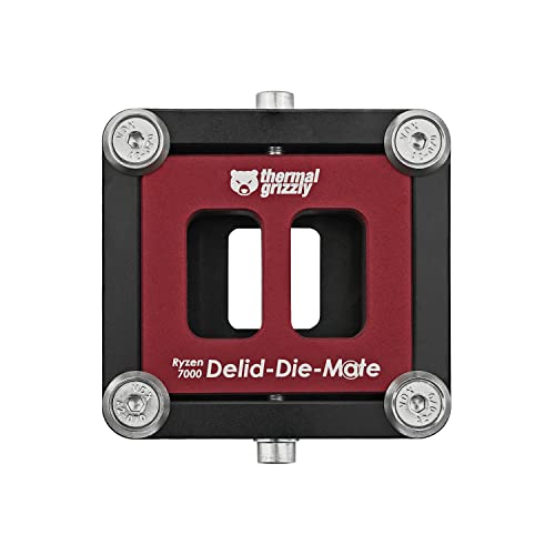 Thermal Grizzly - Delid-Die-Mate - AMD Ryzen 7000 CPU Delid Tool - Processor Heatspreader Removing Tool - Delidding Tool Developed by der8auer - Enhances Cooling