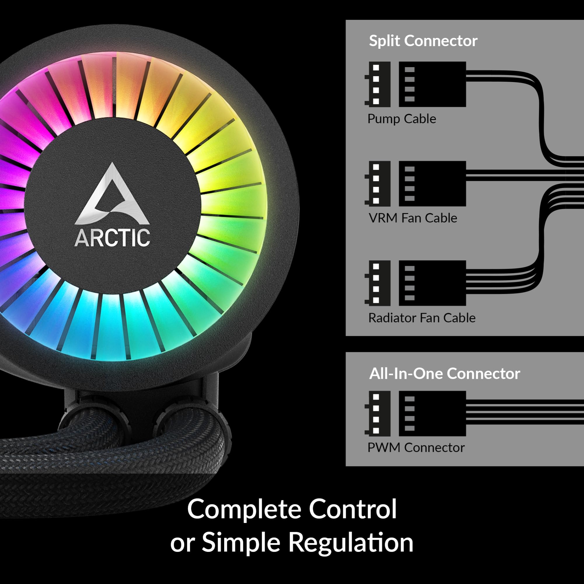 Arctic Liquid Freezer 240 A-RGB (LFII, LFIII A-RGB)