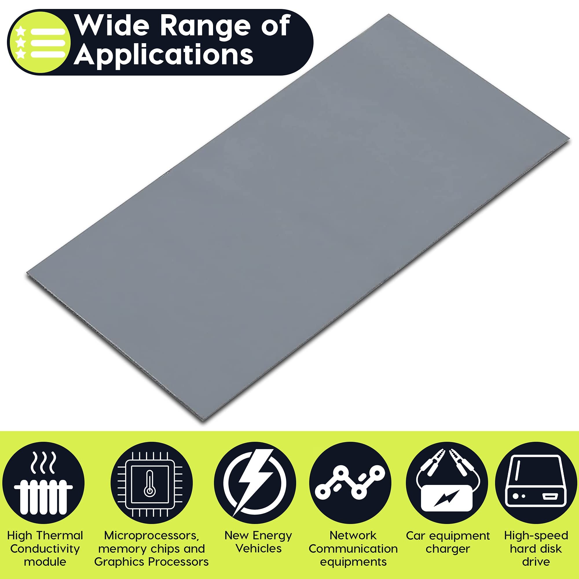 Gelid Solutions GP-Extreme 12W Thermal Pad 80x40 Excellent Heat Conduction, Ideal Gap Filler. Easy Installation