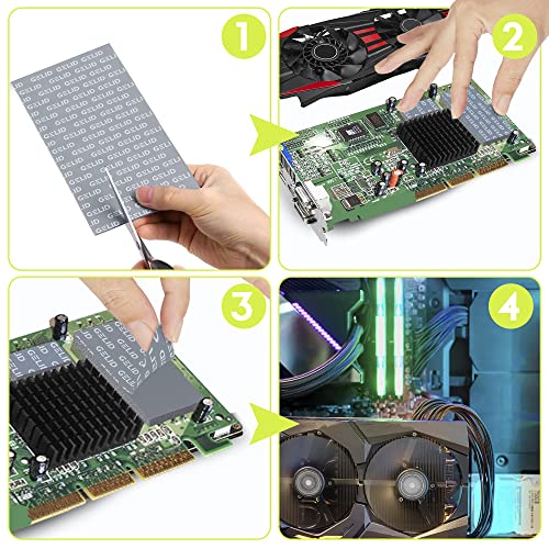 Gelid Solutions GP-Extreme 12W Thermal Pad 80x40 Excellent Heat Conduction, Ideal Gap Filler. Easy Installation