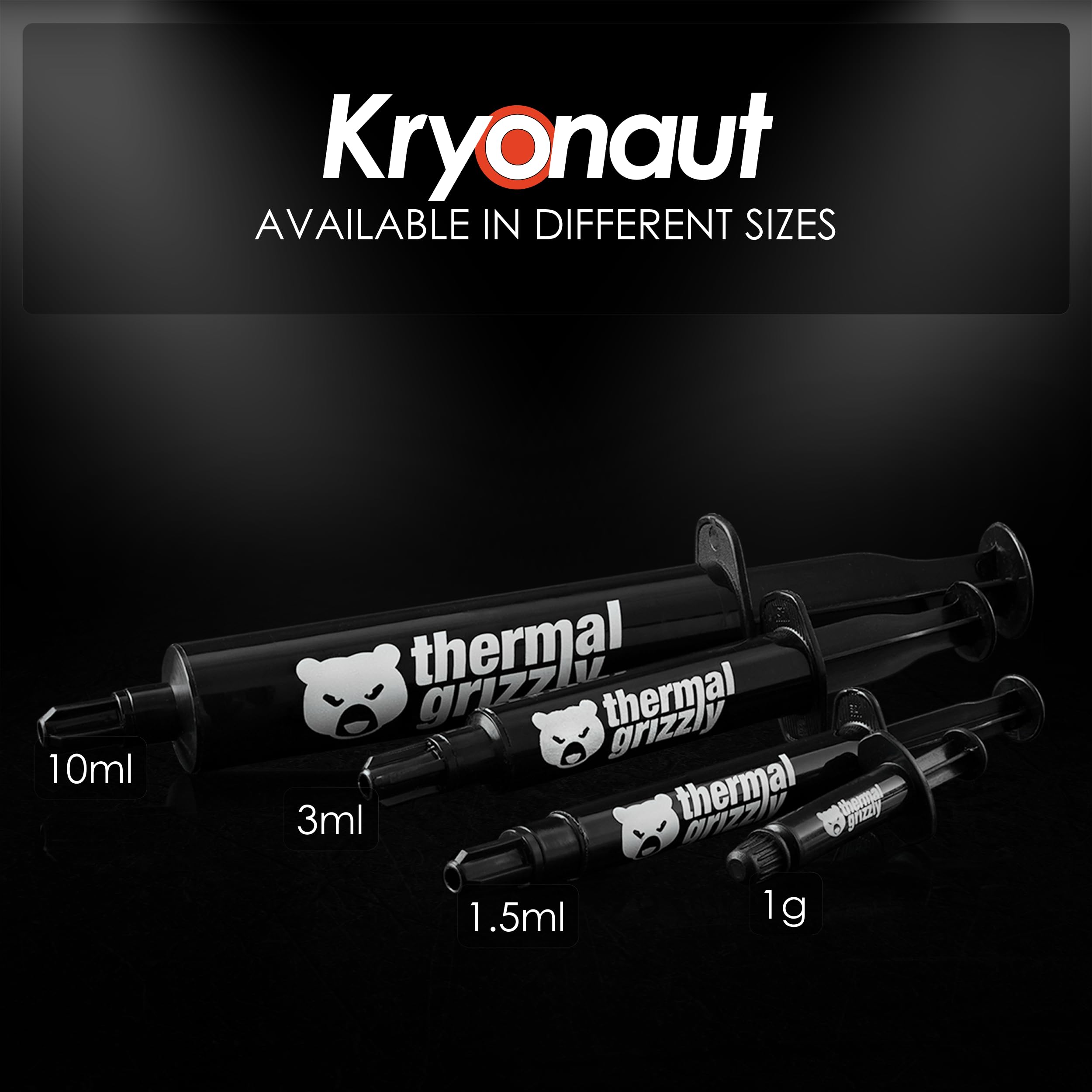 Thermal Grizzly Kryonaut Extreme The High Performance Thermal Paste for Cooling All Processors, Graphics Cards and Heat Sinks in Computers and Consoles