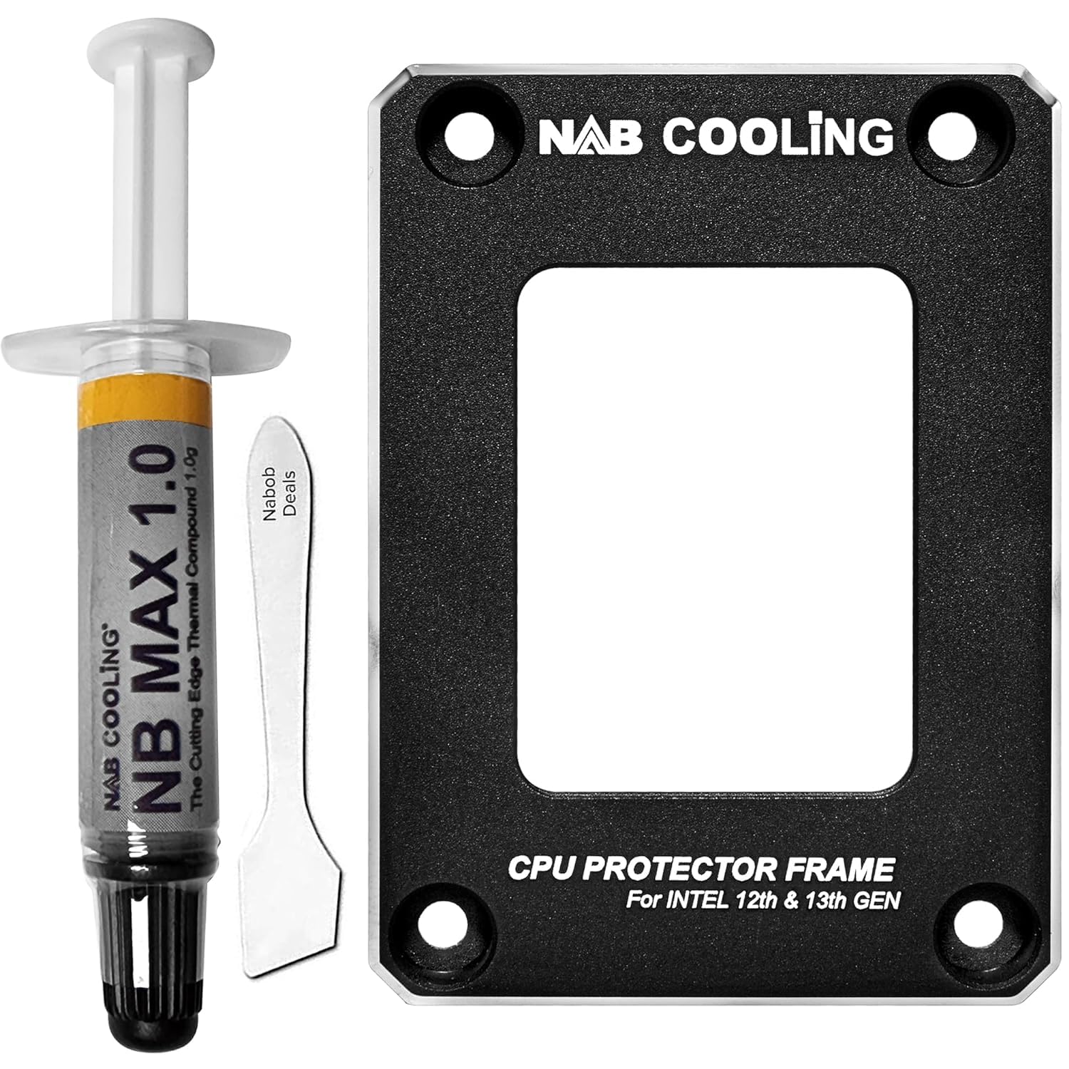 Intel LGA 1700 Contact Frame for 12th/13th/14th Gen Fully Fitted Pressure Plate CPU Bracket w/Thermal Paste (NBF-121314)
