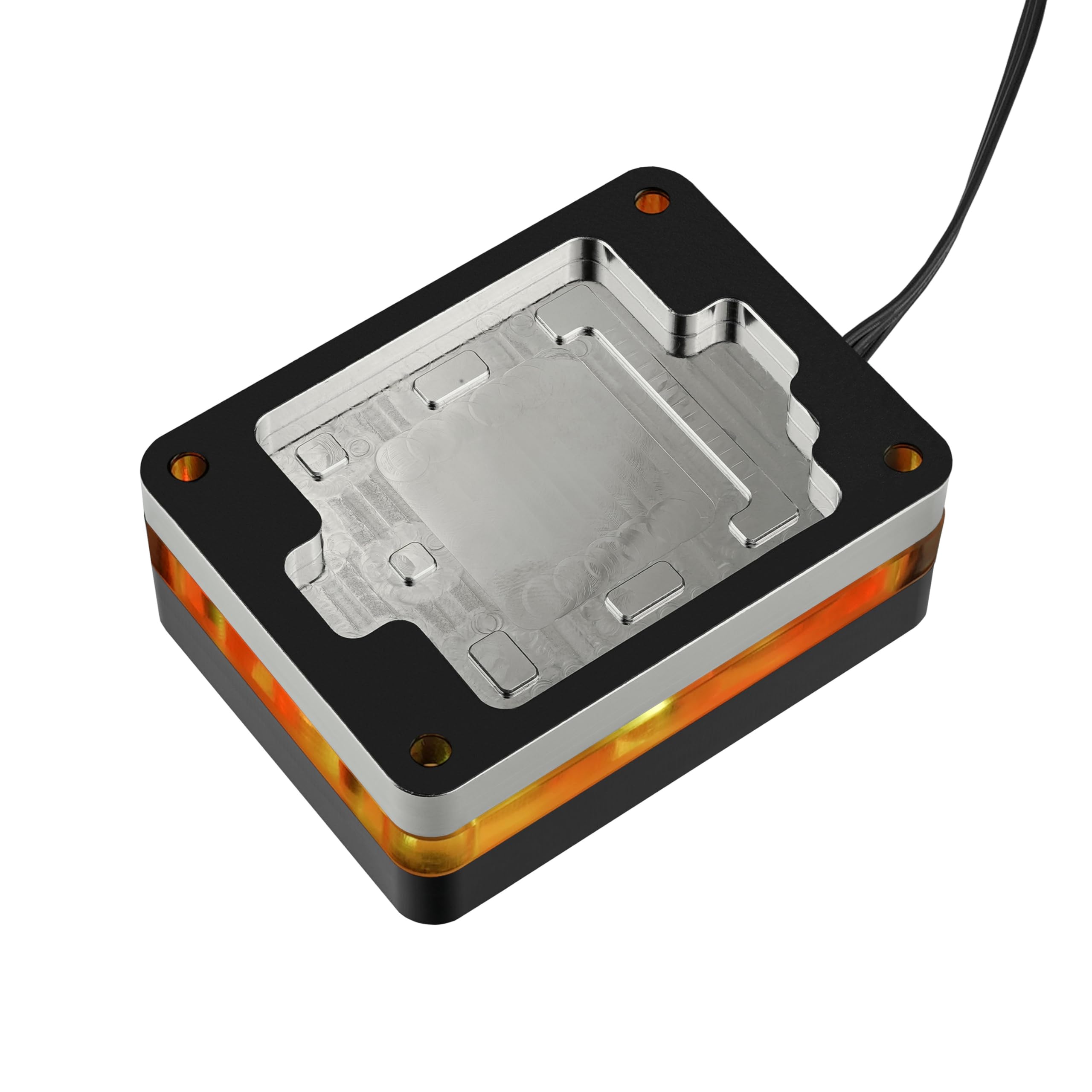 Thermal Grizzly AM5 Mycro Direct-Die RGB - Water Cooler for AMD Ryzen 7000 Series - Replaces The Socket Activation Mechanism SAM - G1/4" Connections - Made in Germany