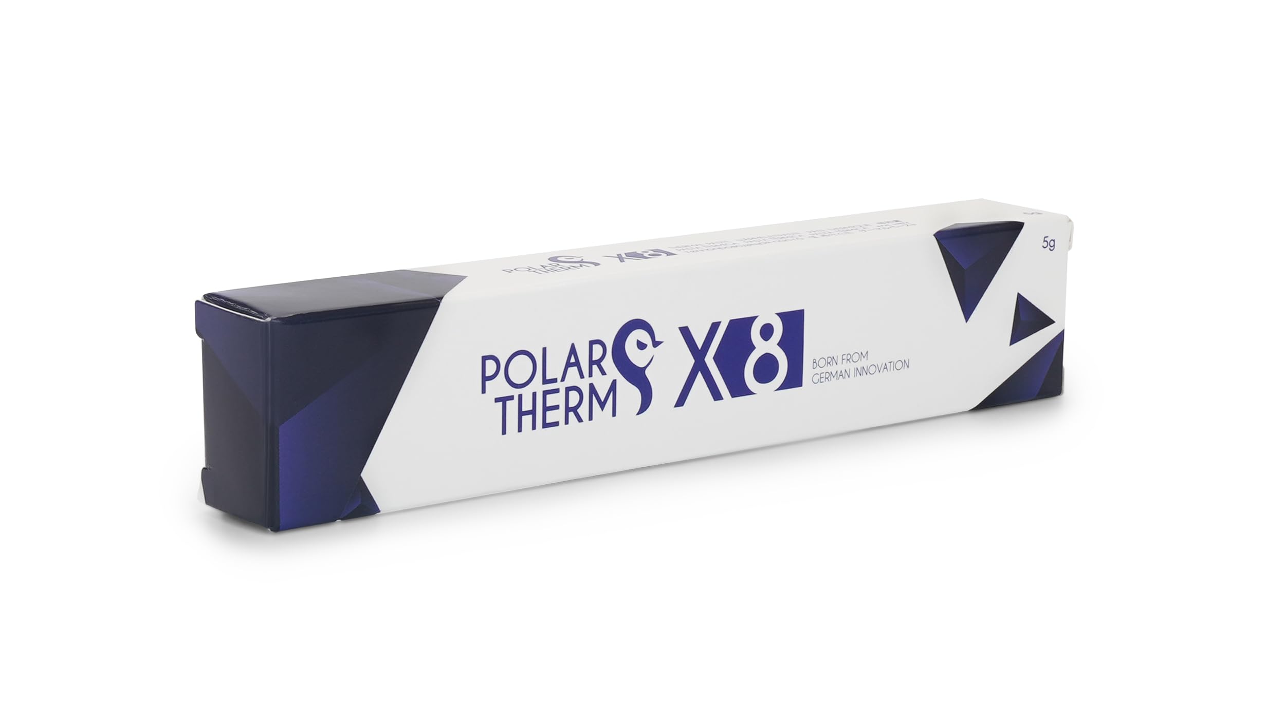 Polartherm X-8 by Thermal Grizzly - 5 Grams CPU Thermal Paste for CPU & GPU - High Thermal Conductivity, Long Durability, Non-Conductive Thermal Grease - Thermal Compound Kit with Spatula