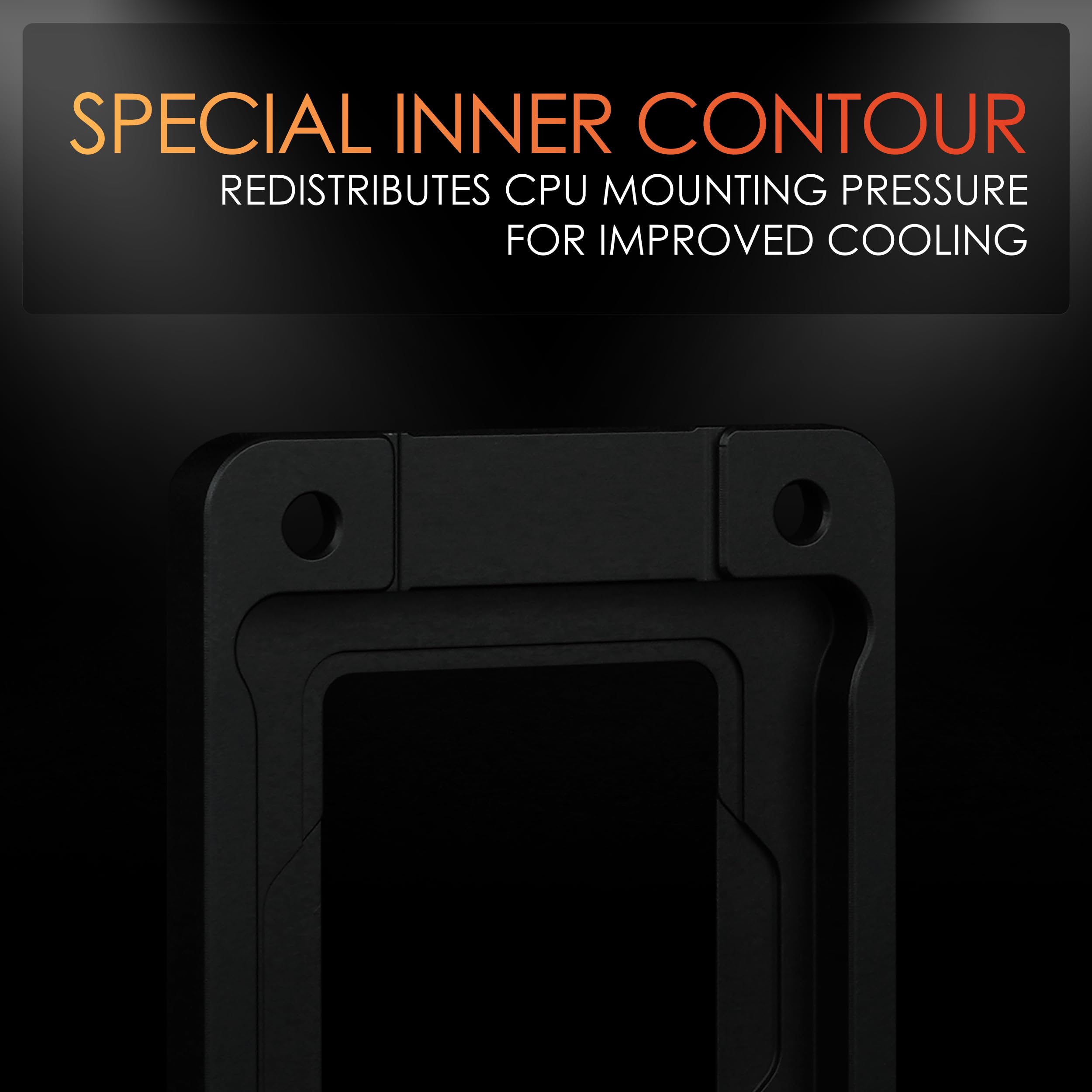 Thermal Grizzly - CPU Contact Frame Intel 13th & 14th Generation - for Optimized CPU Contact Pressure to Improve The Cooling Performance - Easy Install - by der8auer