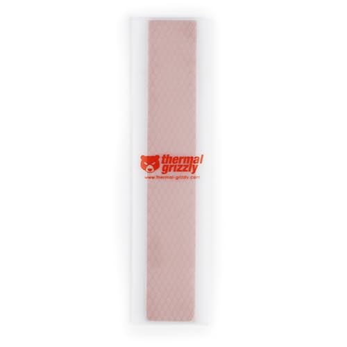 Thermal Grizzly Minus Pad 8-120x20mm Thermal Interface Pad, Electrically Non-Conductive, High Thermal Conductivity & Compressibility for SSDs, GPUs & Electronics