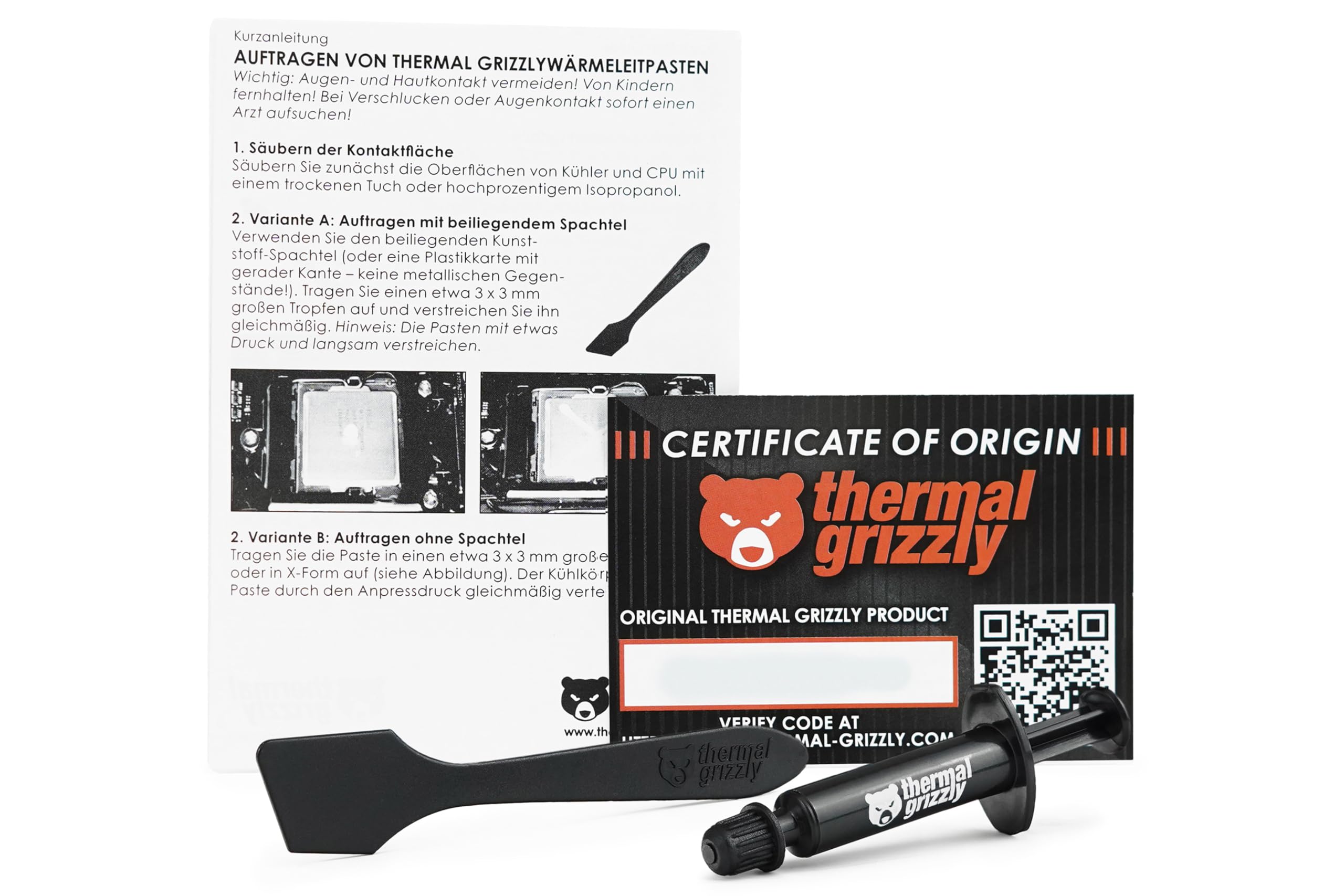 Thermal Grizzly Kryonaut Extreme The High Performance Thermal Paste for Cooling All Processors, Graphics Cards and Heat Sinks in Computers and Consoles