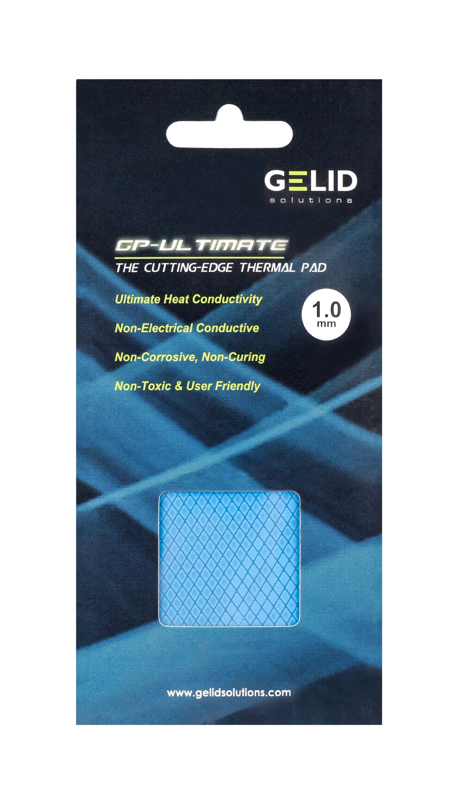 Gelid Solutions GP-Ultimate 15W- Thermal Pad 90x50 Excellent Heat Conduction, Ideal Gap Filler. Easy Installation.