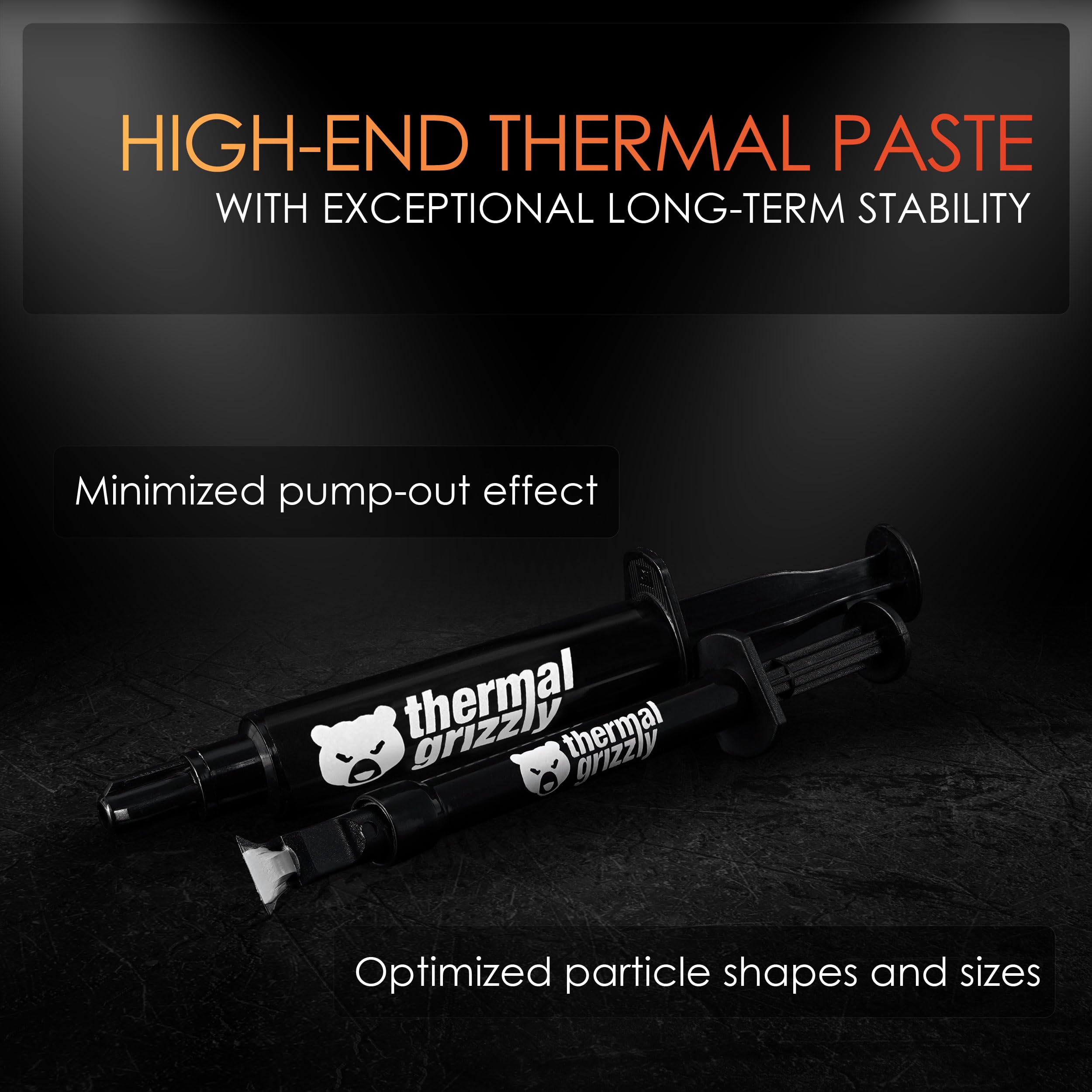 Thermal Grizzly Duronaut - Enhanced Durability & High Performance Thermal Paste - for Maximum Thermal Conductivity While Overclocking CPU/GPU/PS4/PS5/Xbox